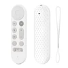 Silicone Remote Case Anti-Slip Protective Controller Sleeve Skin Shockproof Remote Cover for Google TV Streamer 4K Voice Remote 5