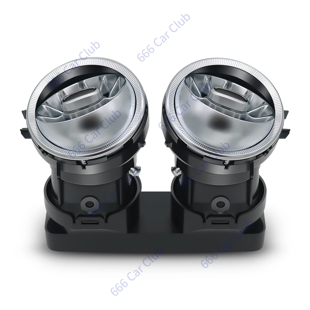 메르세데스 벤츠 E-쿠페 CLS G-클래스 W238 W434 C257 용 LED 후면 에어 벤트, 후면 터빈 공기 배출구 깍지 주변 조명, 64 색