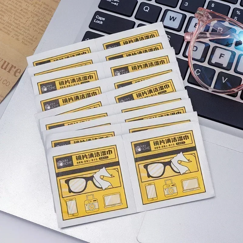 300/10Pcs Disposable Anti-fog Glasses Wipes Non-alcohol Wipes Cleaning Lens Wipe Mobile Phone Screen Lens Anti-fog Glasses Wipes 4