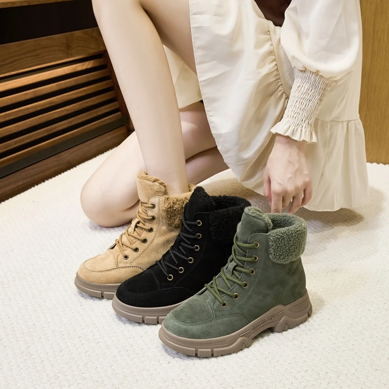 Ankle Winter Pumps Style Winter Boots Women Long New Winter