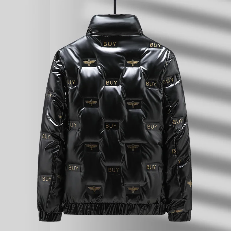 سميكة الرجال أسفل سترة الشتاء 80 الأبيض بطة ريشة ا...