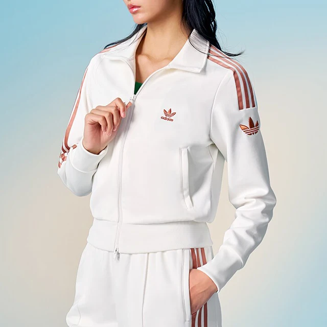 Adidas véritable originaux femme rétro mode veste décontractée JI7538 1