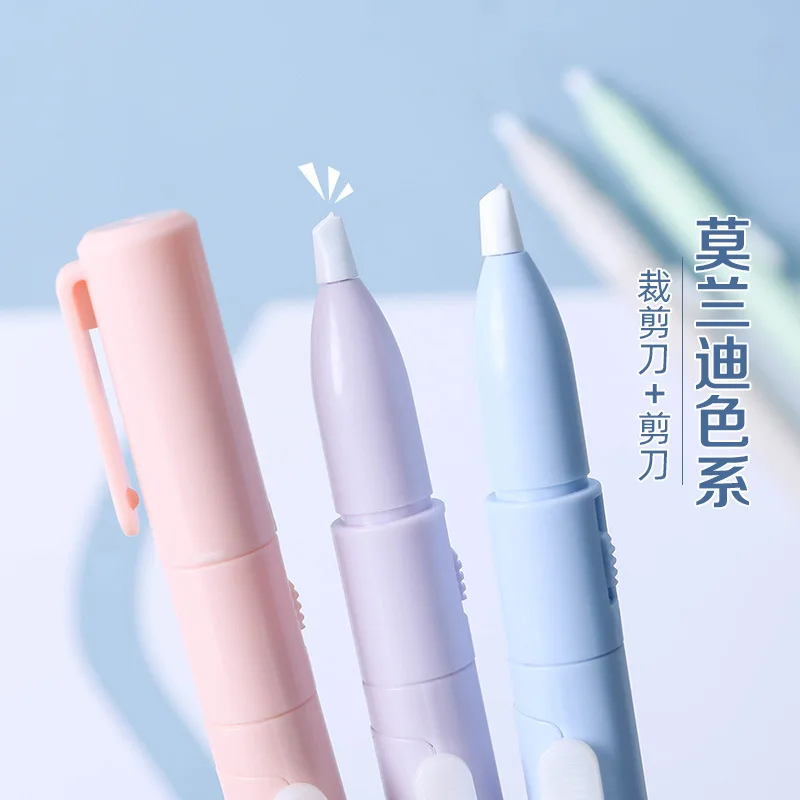 Coltello da Incisione 2 in 1 Mini, Penna Tagliacarte Portatile, Sicuro, in Ceramica, Coltello Multiuso per Cancelleria Scolastica e Forniture per Ufficio - immagine 4