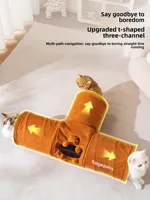 Foldable Cat Play Tunnel Interactive Kitten Self Play Toy Indoor Pet Entertainment Accessory 3