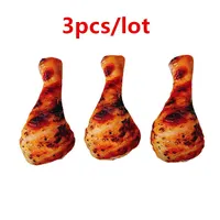 Simulation Chicken Leg Real Life Food Style Pillow Room Decro Stuffed Soft High Quality Birthday Gifts Bag Pendent 1
