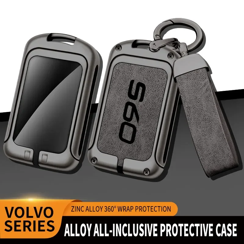 

Zinc Alloy Car Key Case Cover For Volvo S60 Remote Control Protector For Volvo S60 Dedicated Key Holder Shell Car Accessories