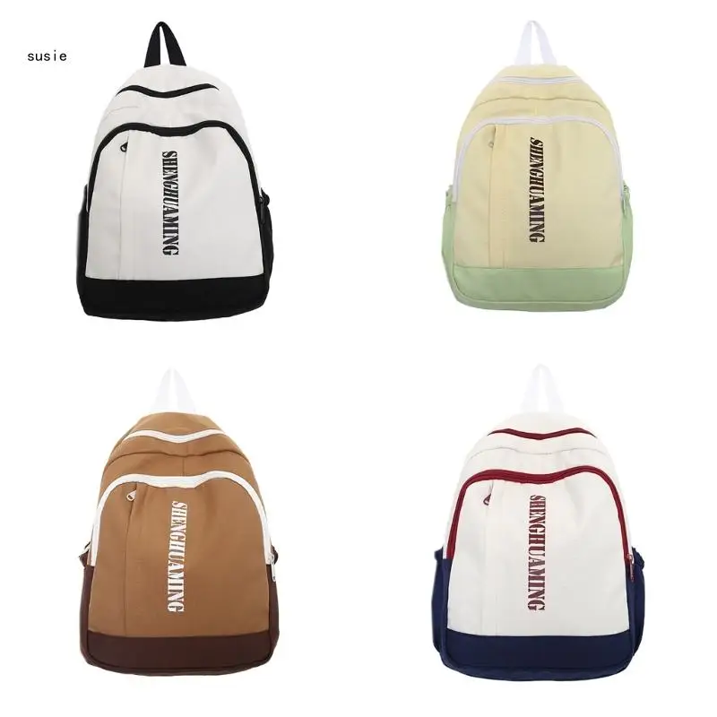 

X7YA Легкий и модный рюкзак Нейлоновая школьная сумка Рюкзак для ноутбука для путешествий