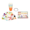 12Pcs Children 3D Diy Handmade Paper Cups Sticker Material Kit Whole Set Kids Kindergarten School Art Craft Educational Toys 1