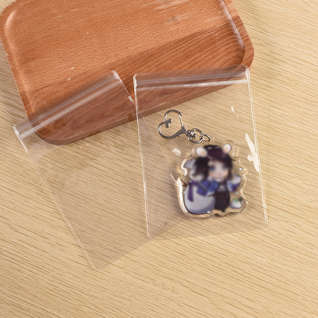 Pcs PVC Jewelry Packaging Transparent Storage Bags Dustproof Antioxidation Multi Size Sealed Manager Self Sealing Packaging