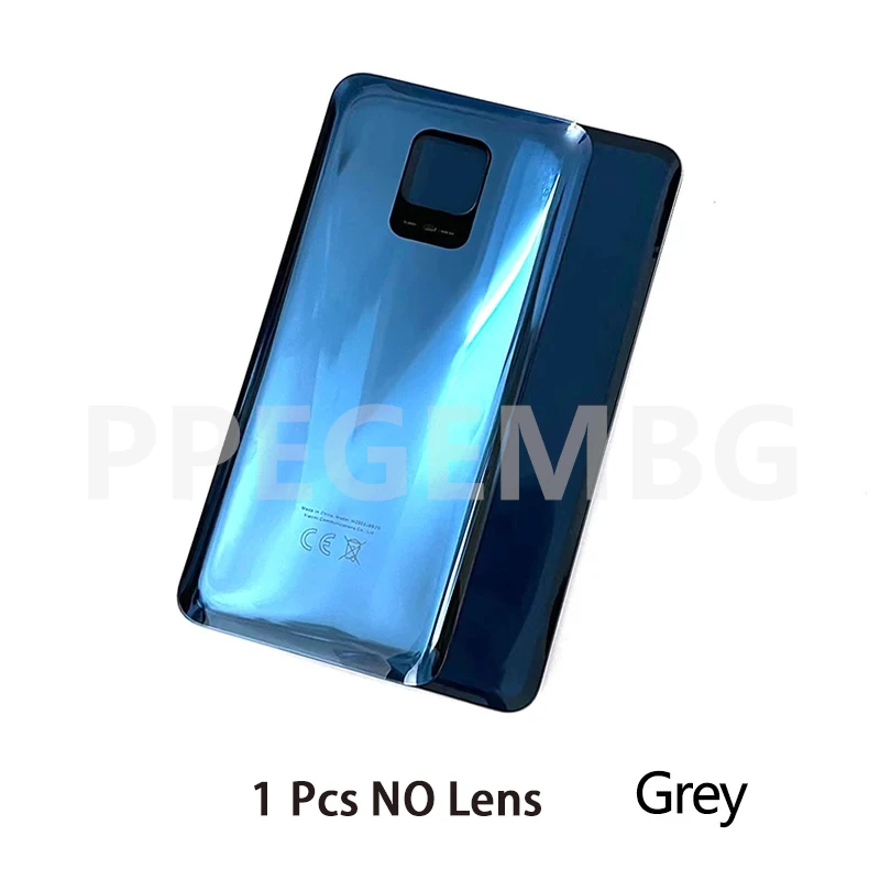 Redmi Note 9S Glass, Redmi Note 9 Pro Max S Note 9 Pro 배터리 후면 커버, 후면 문짝 뚜껑 패널 쉘 하우징 케이스, 카메라 렌즈