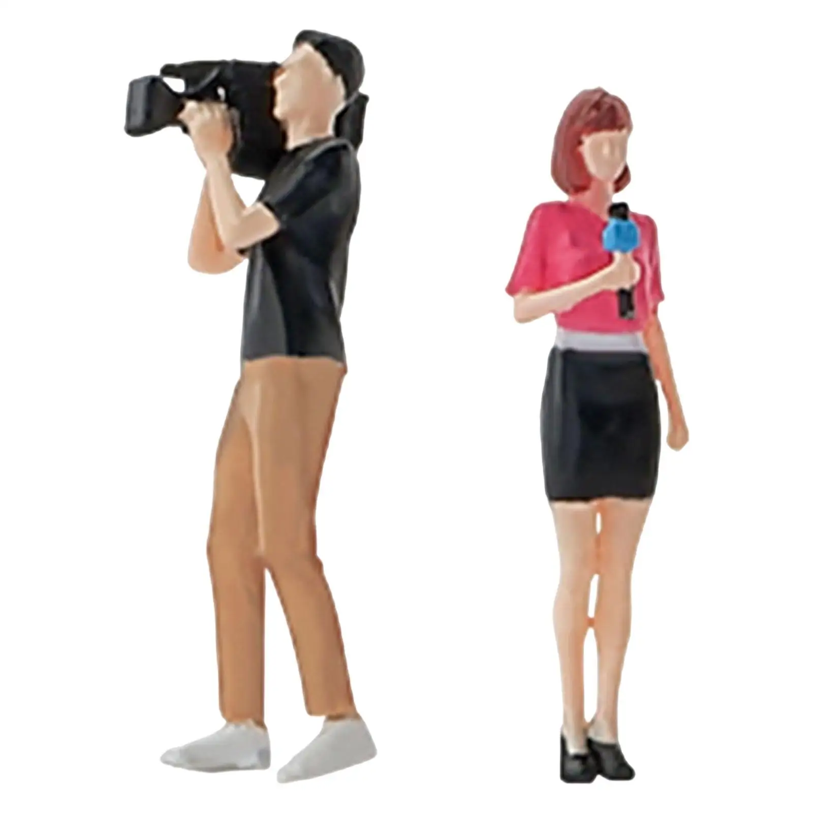 미니어처 모델 장난감 디오라마 기차 철도 컬렉션, 여성 1/64 체중계