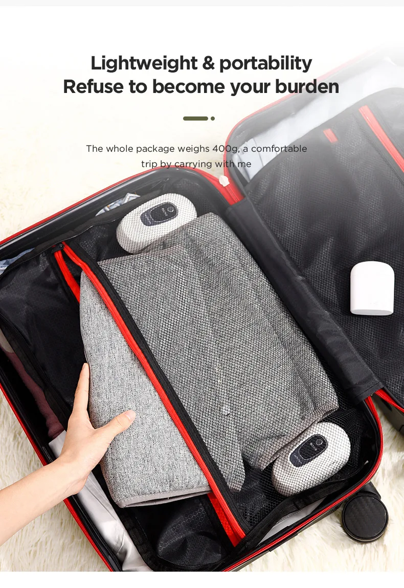 Wireless 360° Air Pressure Calf Massager Rechargeable Muscle Relaxer for Blood Circulation Pain Relief Smart Electric Device