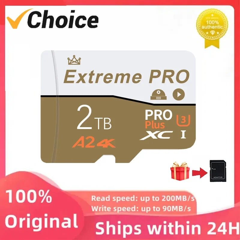 Scheda Di Memoria Sd 128Gb 256Gb 512Gb Sd/Tf Flash Card Mini Sd Card Uhs-1 Scheda Di Memoria Flash Con Pacchetto Adattatore Sd Gratuito