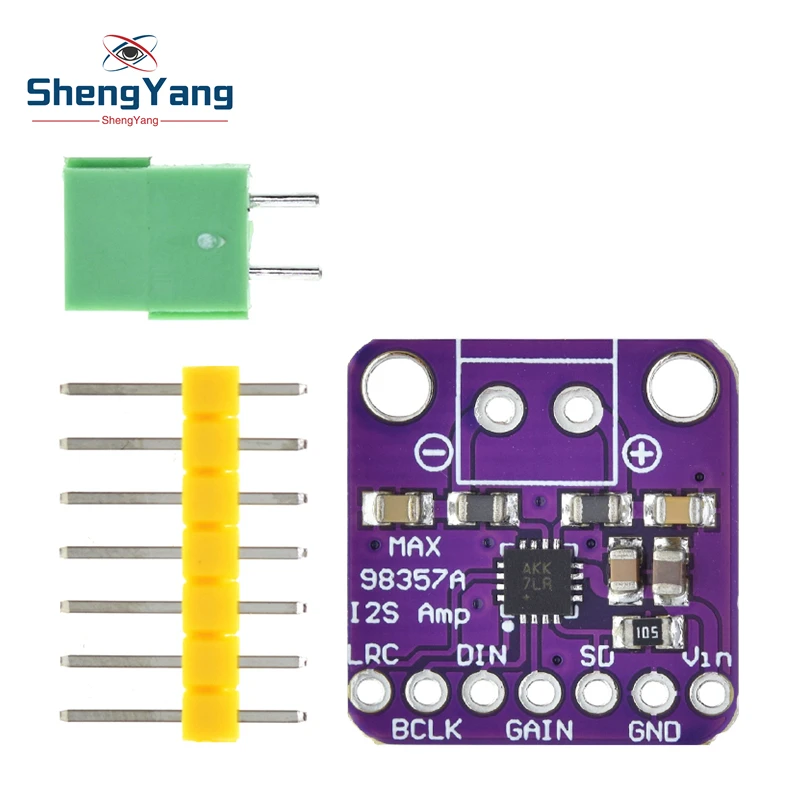 Premium I2S 3W Class D Amplifier Breakout with High-Quality Audio DAC Decoder