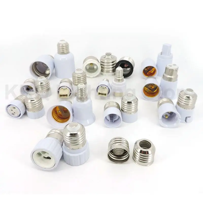

2x E27 GU10 G9 E12 B22 MR16 to E27 E40 E14 LED light Bulb Holder Converter AC base power Socket Adapter lampholder For lamp k
