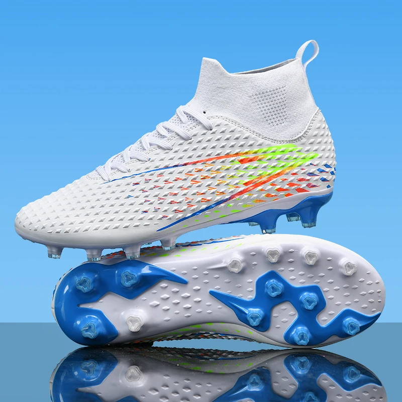 Professional Mbappe Wear-resistant Riveted Outdoor 5-a-side Football Neutral Training Shoes_voghion.com