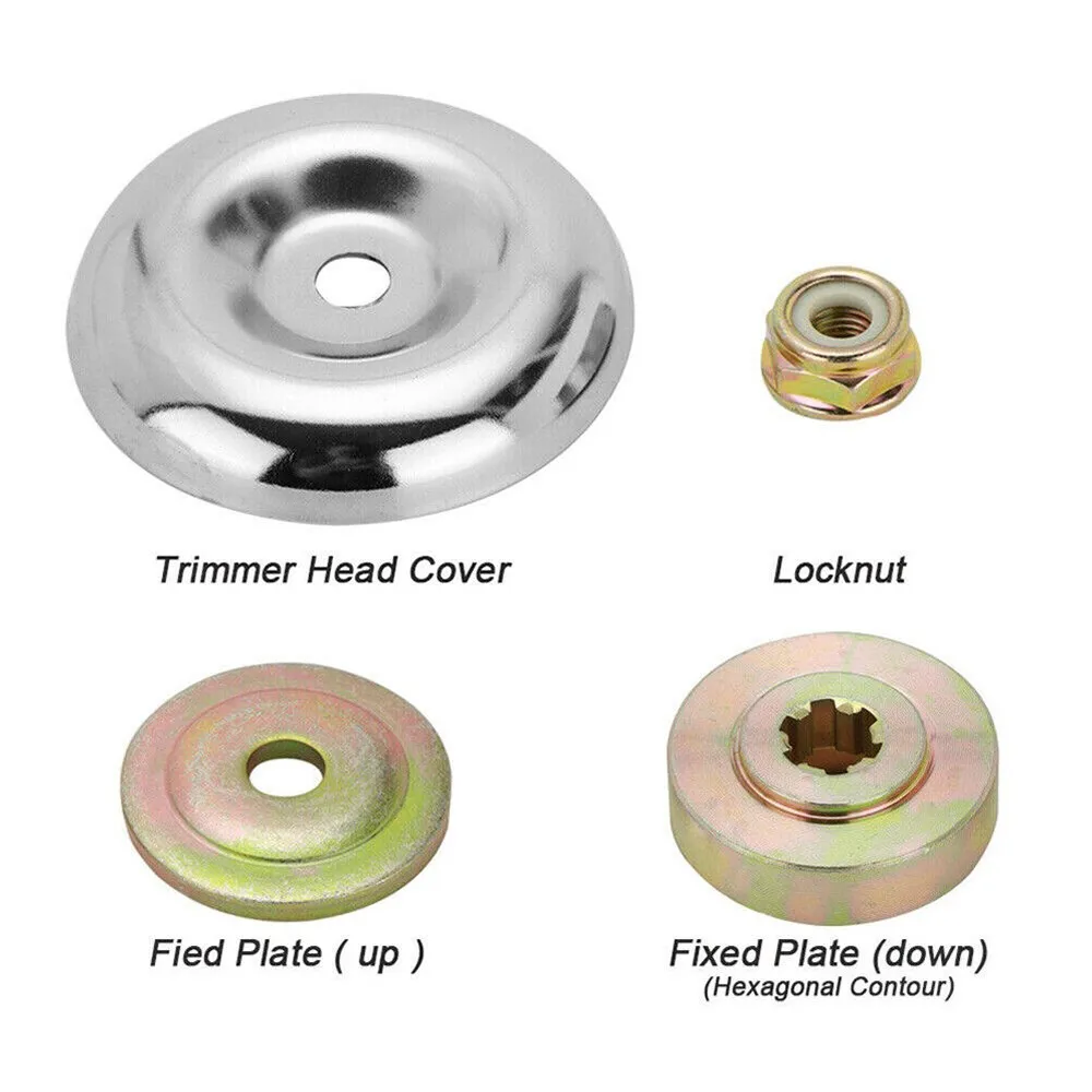 grass trimmer head CMCP Lawn Mower Grass Trimmer Head Adapter Nut Fixing Kit Lawnmower Blade for Garden Tools Parts