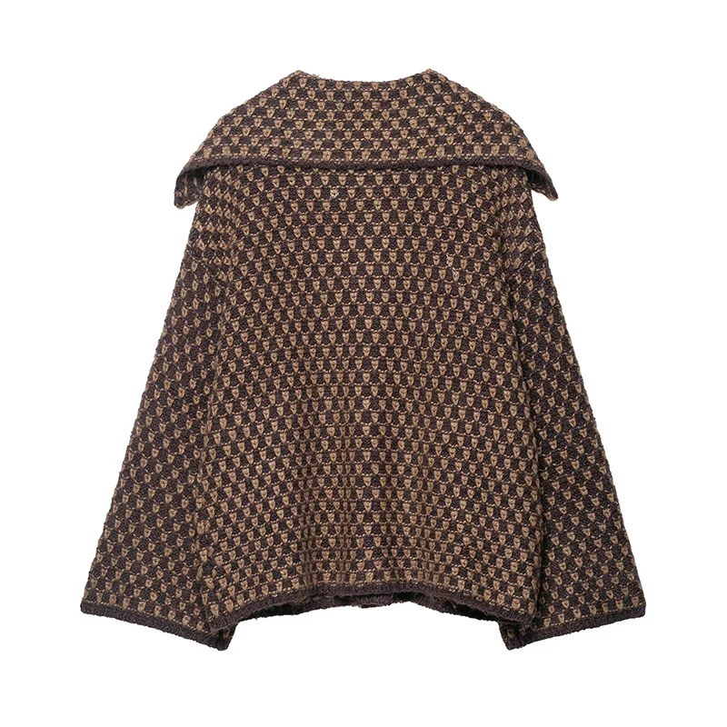 Chic Fashion Knitted Jackets for Women 2025 Autumn Winter Long Sleeve Single-Breasted Short Coats High Street Casual New Jackets