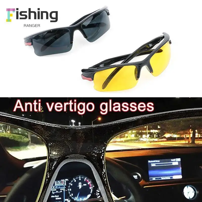 1Pc Fishing Anti-Glare Polarized Sunglasses Goggles Glasses Night Vision Riding Glasses