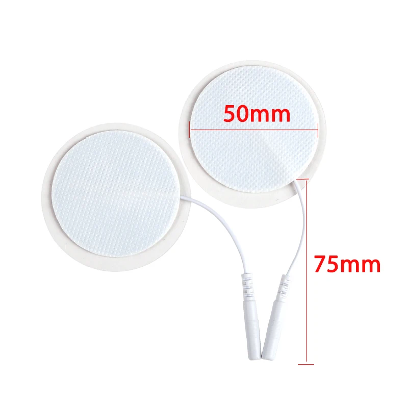 20PReusable Round Non-woven Adhesive Gel Electrode Pads for EMS Body Massager Patch Electrodes Digital Acupuncture Physiotherapy electrode pads