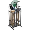 Garden Tool Organizer, Yard Tool Tower Rack for Garage Organization and Storage, Up to 35 Long-Handled Tools/Rakes/Brooms, Heavy 1