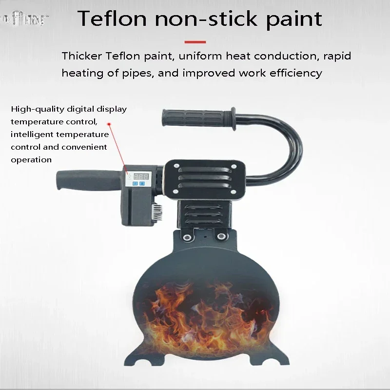 Enhanced 63-160mm Manual Hot Melt Hydraulic four Ring Docking Machine PE/ PPR/ PB/ PVDF Pipe Butt Welding Machine 5