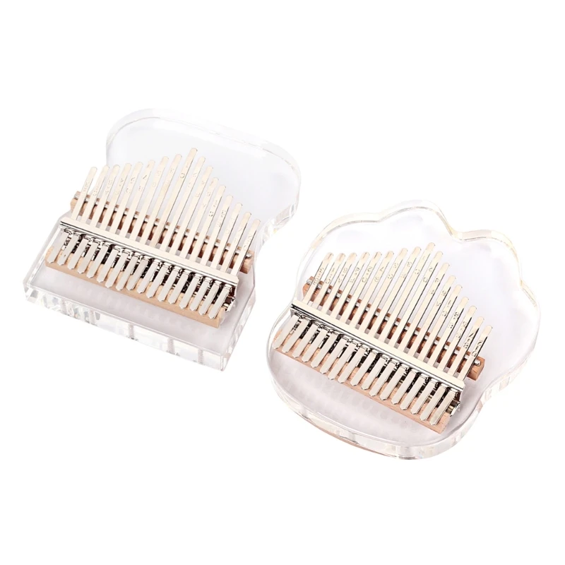 

2023 New 17 Keys Thumb Piano Transparent Kalimba Finger Pianos Musical Instruments Gifts