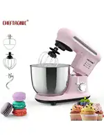 1 шт. миксер, миксер с наклонной головкой, кухонный электрический миксер для теста, для бытовых средств, чаша из нержавеющей стали мощностью 1000 Вт, 4 кварты — изображение 4