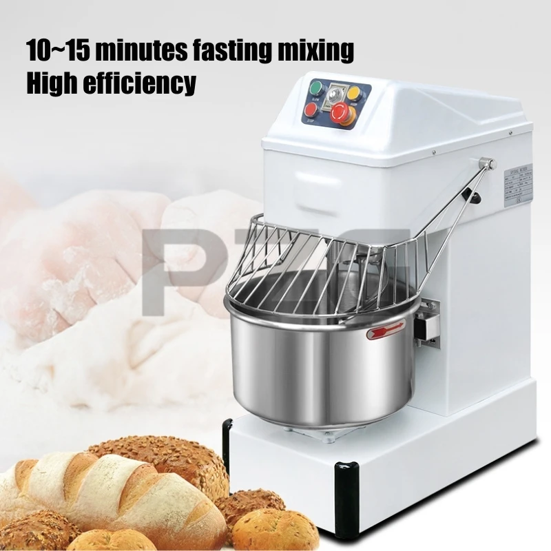 12kg Kneader Pizza Dough Bakery Flour Mixer Machine Spiral Mixer Bread Dough Mixer 2
