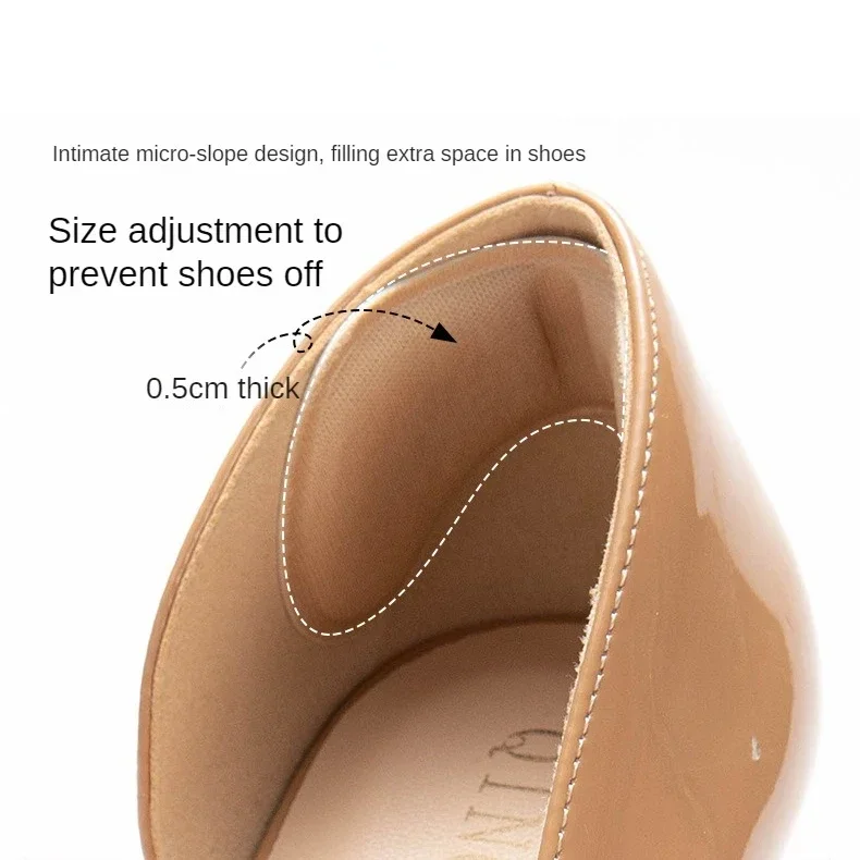 Shoes Heel Insoles 20-10-2pcs for ShoesPatch Heel Pads for Adjustable Size Feet Care Pads Foot Protector Back Sticker shoe heel repair tips