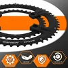 BUCKLOS Bicycle Chainwheel 110BCD Bike Crown Chain Ring Road Bike Double Chainring 50-34T 52-36T 53-39T 4/5 Claws Tooth Plate 6
