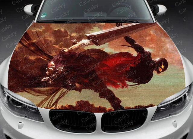 Anime Berserk Car Hood Vinyl Adesivos, Envoltório De Filme, Tampa