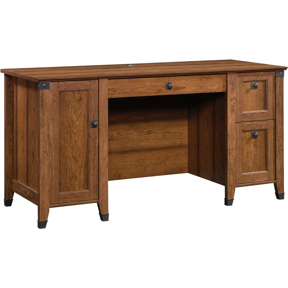 

Carson Forge Computer Desk, Washington Cherry finish