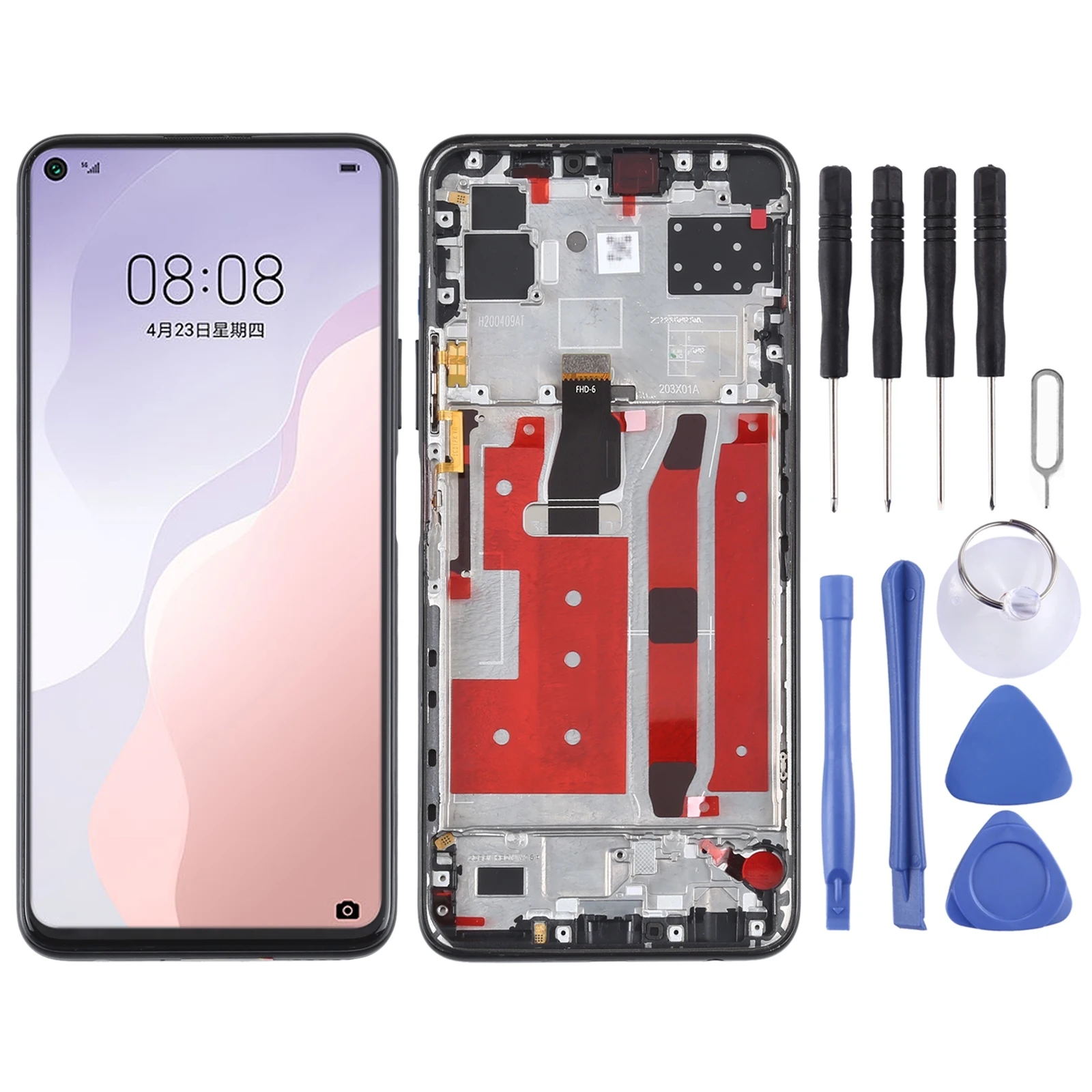 

Original LCD Screen For Huawei Nova 7 SE / Honor 30S Digitizer Full Assembly with Frame