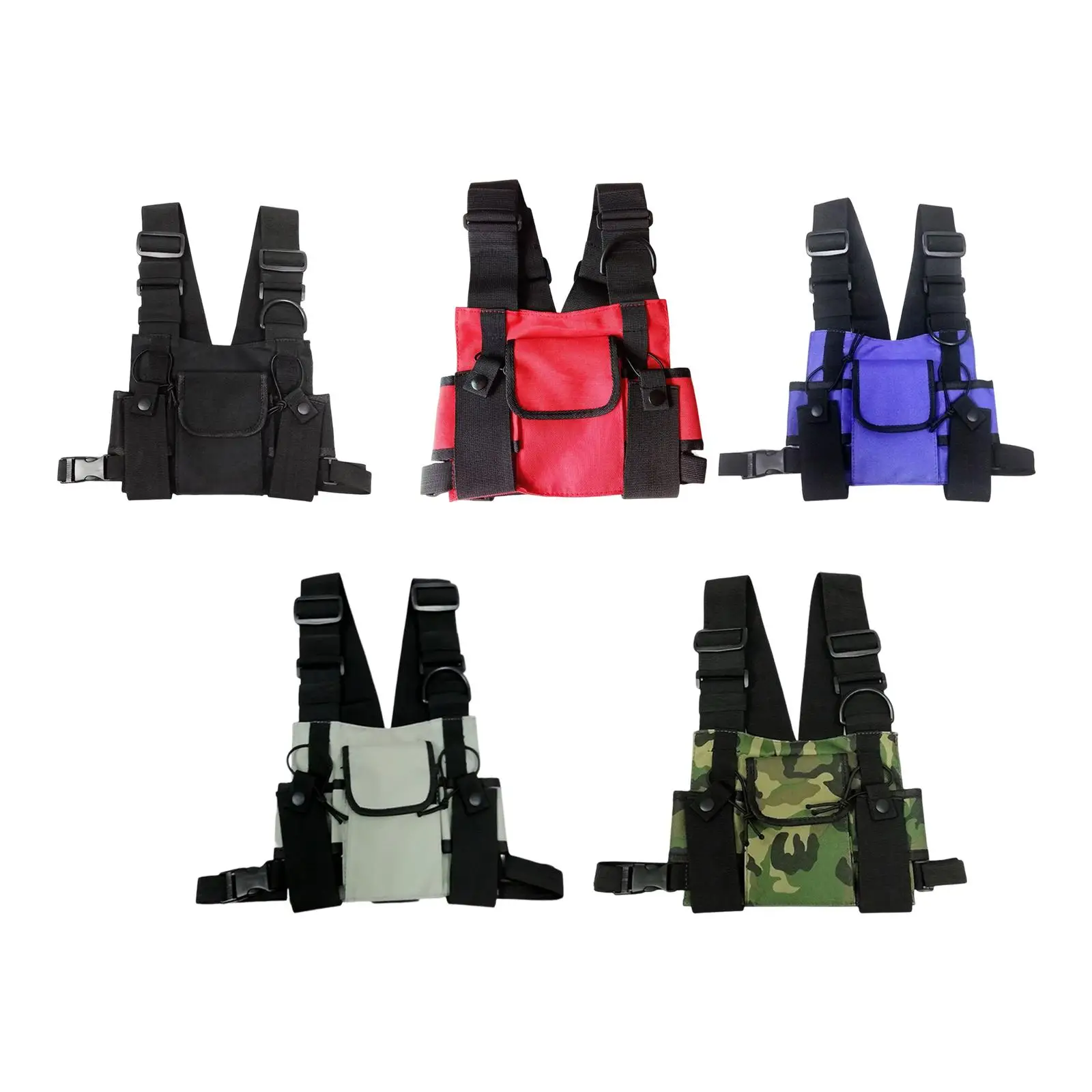 

Fashionable Chest Bag with Pockets Water Resistant Pouch for Riding