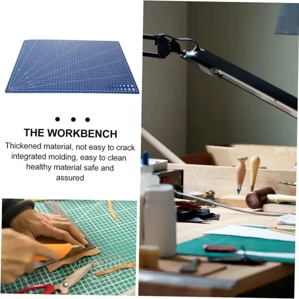 Cutting Mat A3 PVC Single Side Patchwork for Workbench Sewing Manual DIY Knife Engraving Leather