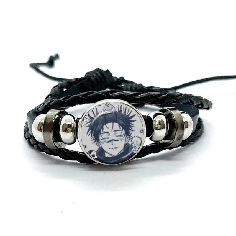 Hot Anime Jujutsu Kaisen Choso Suguru Geto Gojo Sukuna Bracelets Art Multilayer Braided Bracelets Bangles Handmade Jewelry Gifts bangle bracelet woven bracelets