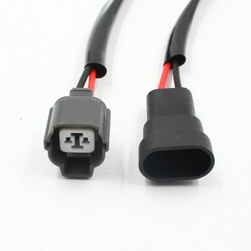 FSYLX 9005/9006 to D2/D4 Xenon BALLAST power plug Wire Harness wiring adapter for mitsubishi/acura/honda/mazda HID xenon ballast