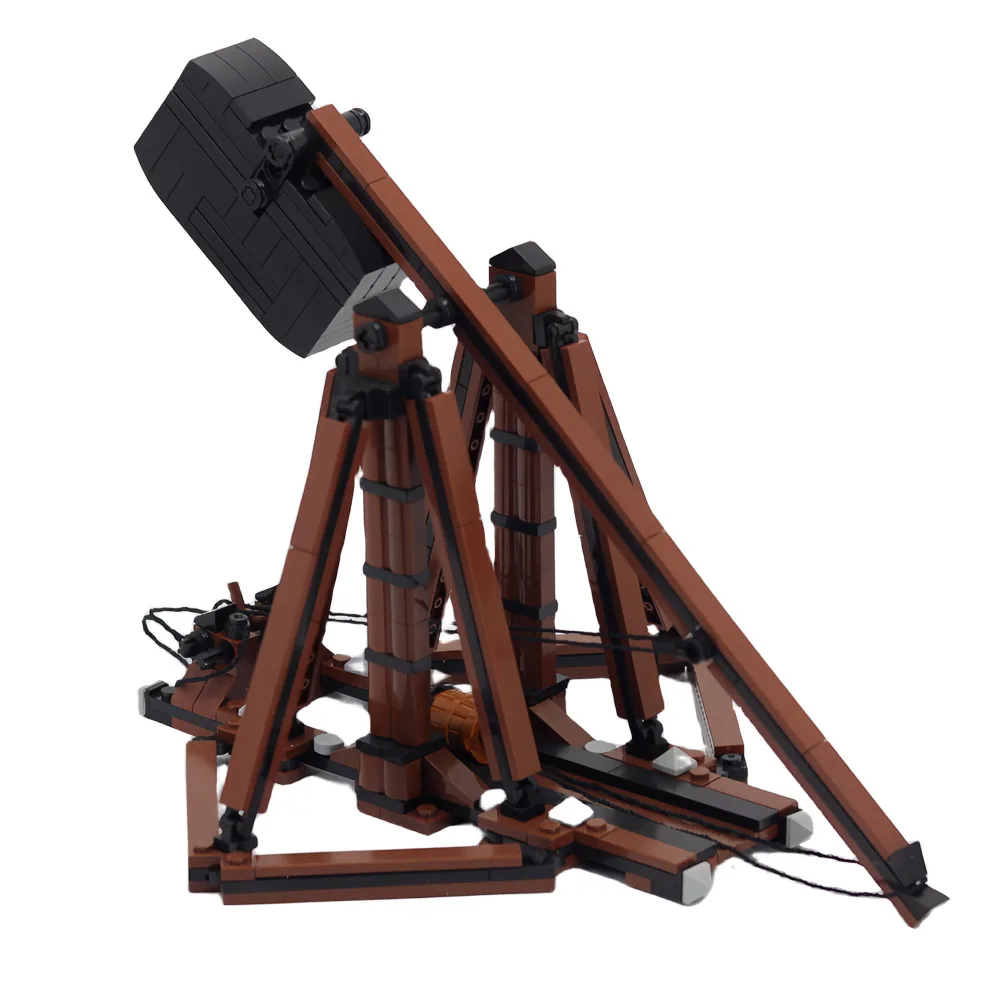 Middle Ages Military MOC Building Blocks Giant Catapult Siege Weapon Stone  Throwing Machine Bricks Toys Compatible With LEGO \ufeff - AliExpress 26, image size:1000x1000