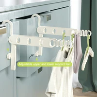 Foldable Drying Rack 5 Holes Travel Portable Clothes Hanging Hotel Indoor Drying Rack Hanging Clothes Hook Hanging Hole Rack 1