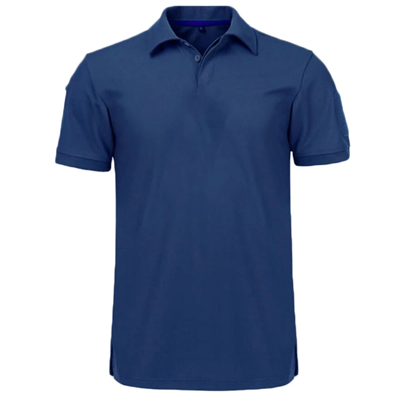 thumbnail image 1 of Camiseta táctica de secado rápido, camiseta táctica de manga corta de secado rápido, Polos con vuelta hacia abajo, ropa deportiva transpirable de verano para exteriores, 1 of 5