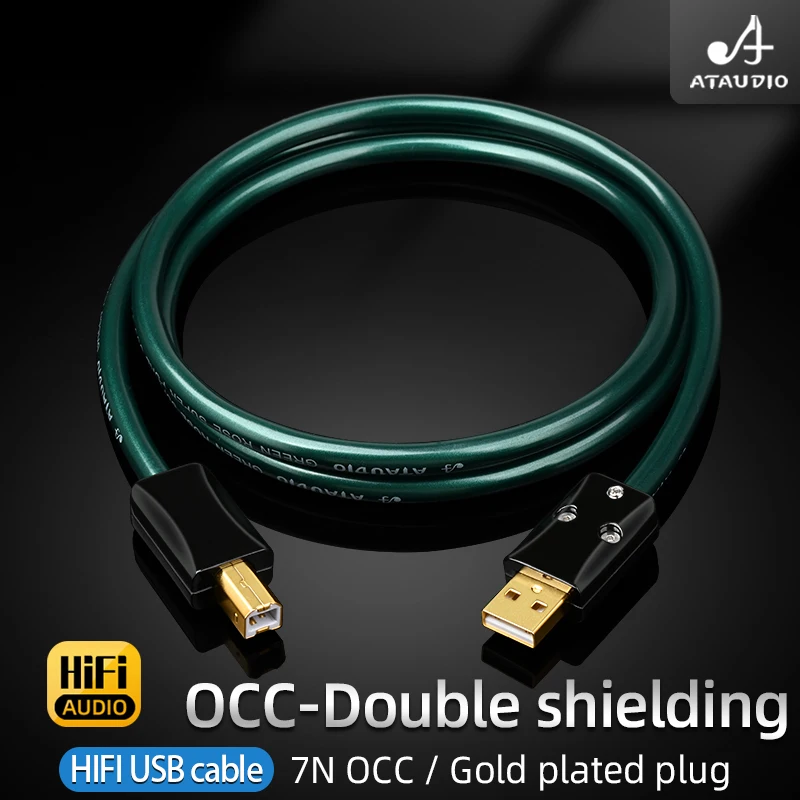 Ataudio-cabo Hifi Usb tipo a para b Usb a para c Usb c para b c para c Áudio Cabo Otg para pc Dac Celular - Image 5