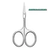 1~4PCS Professional Nail Scissor Manicure for Nails Eyebrow Nose Eyelash Cuticle Scissors Curved Pedicure Makeup Tools 6