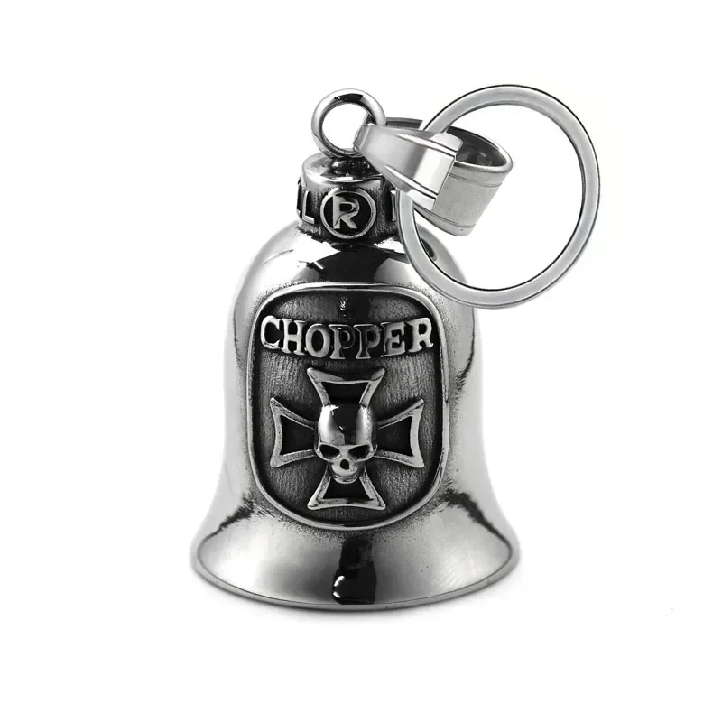 Lion King Pendant and Keychain with Uniquely Carved Bell - Retro Design