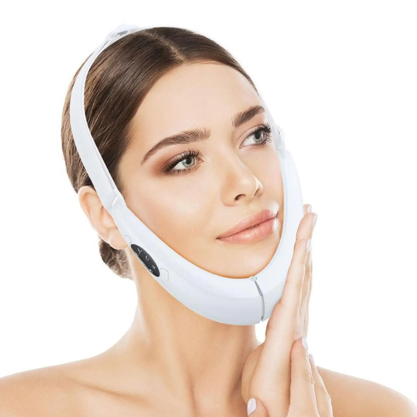 EMS Facial Lifting Massager LED Photon Therapy Face Jaw Vibration Face