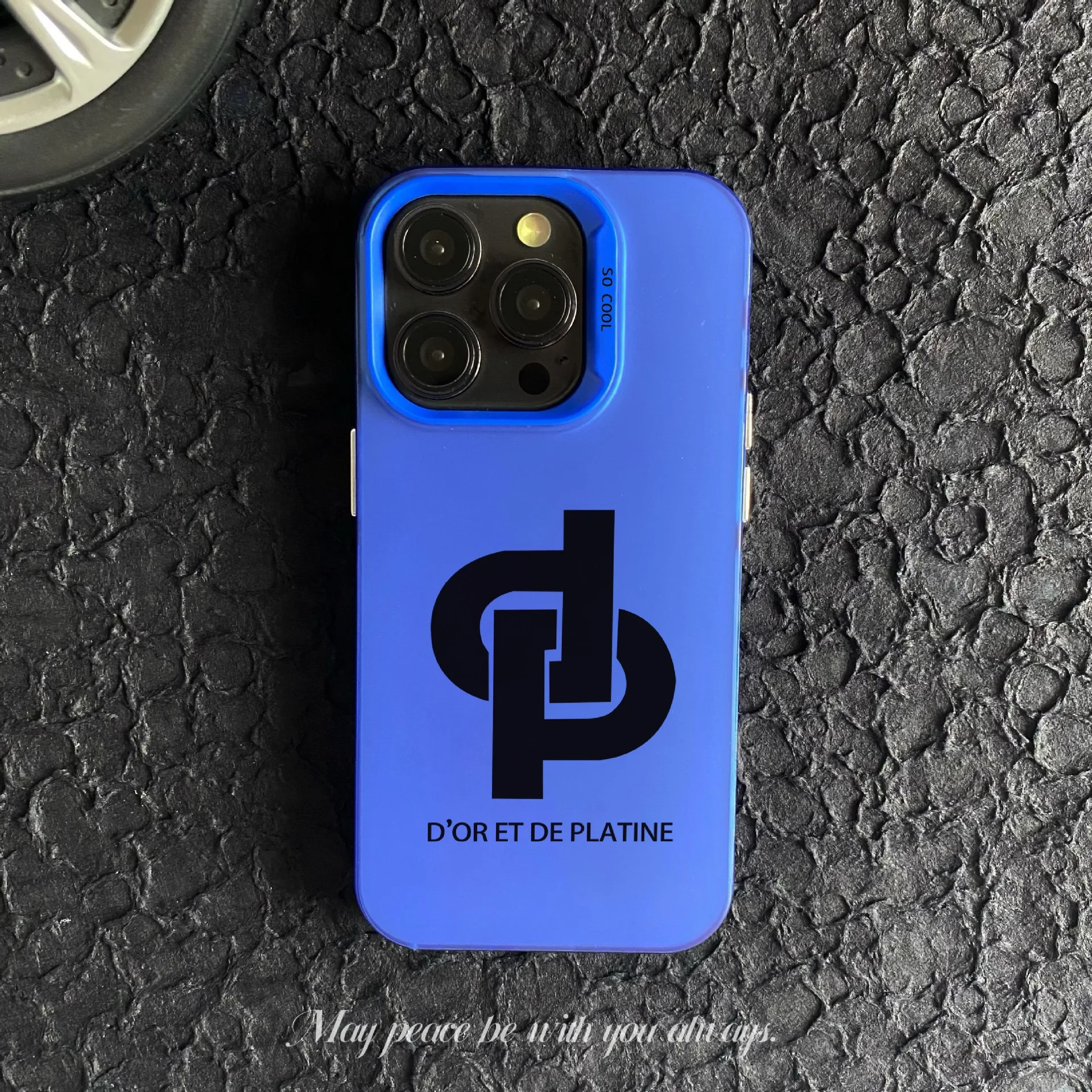Sleek Matte Anti-Fall Phone Case with Hot Jul Rapper Logo Design