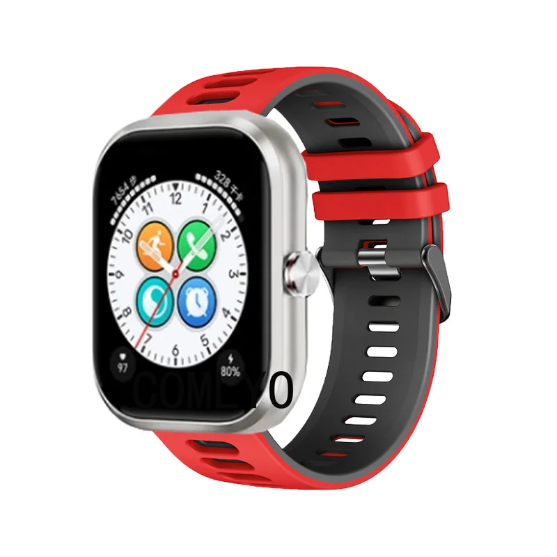 명예 선택 시계 스트랩 SmartWatch 손목 밴드 팔찌 실리콘 밴드 화면 보호 필름