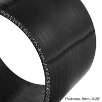 High-Performance 25-127mm Silicone Coupler Pipe - Turbo Intake - Black - Image 5