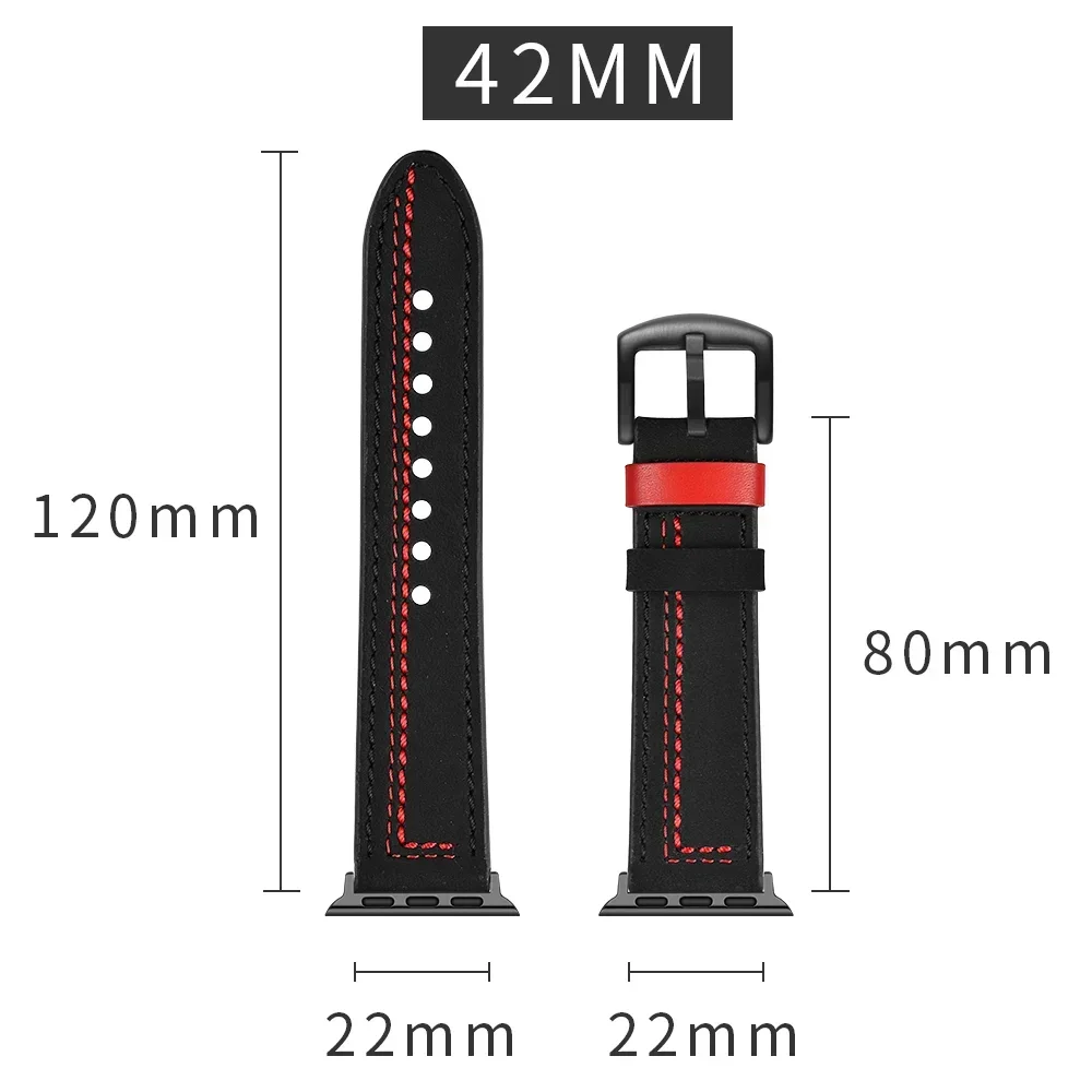 Premium Leather Band for Smartwatches - Elegant Accessory Bracelet