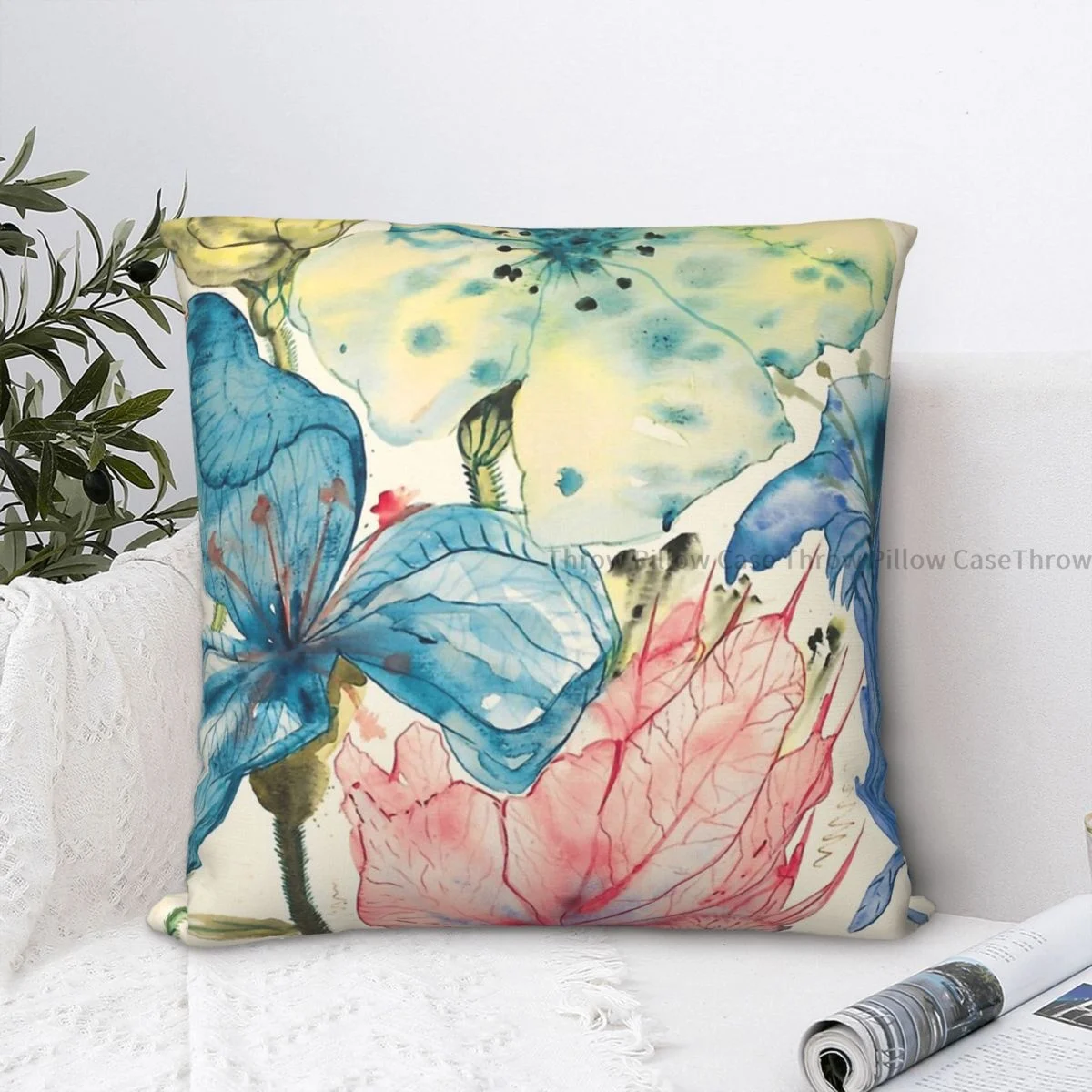 Fleurs Cojines Salvador Dali Painting Throw Pillow Case Fodere Per Cuscini Home Sofa Chair Zaino Decorativo